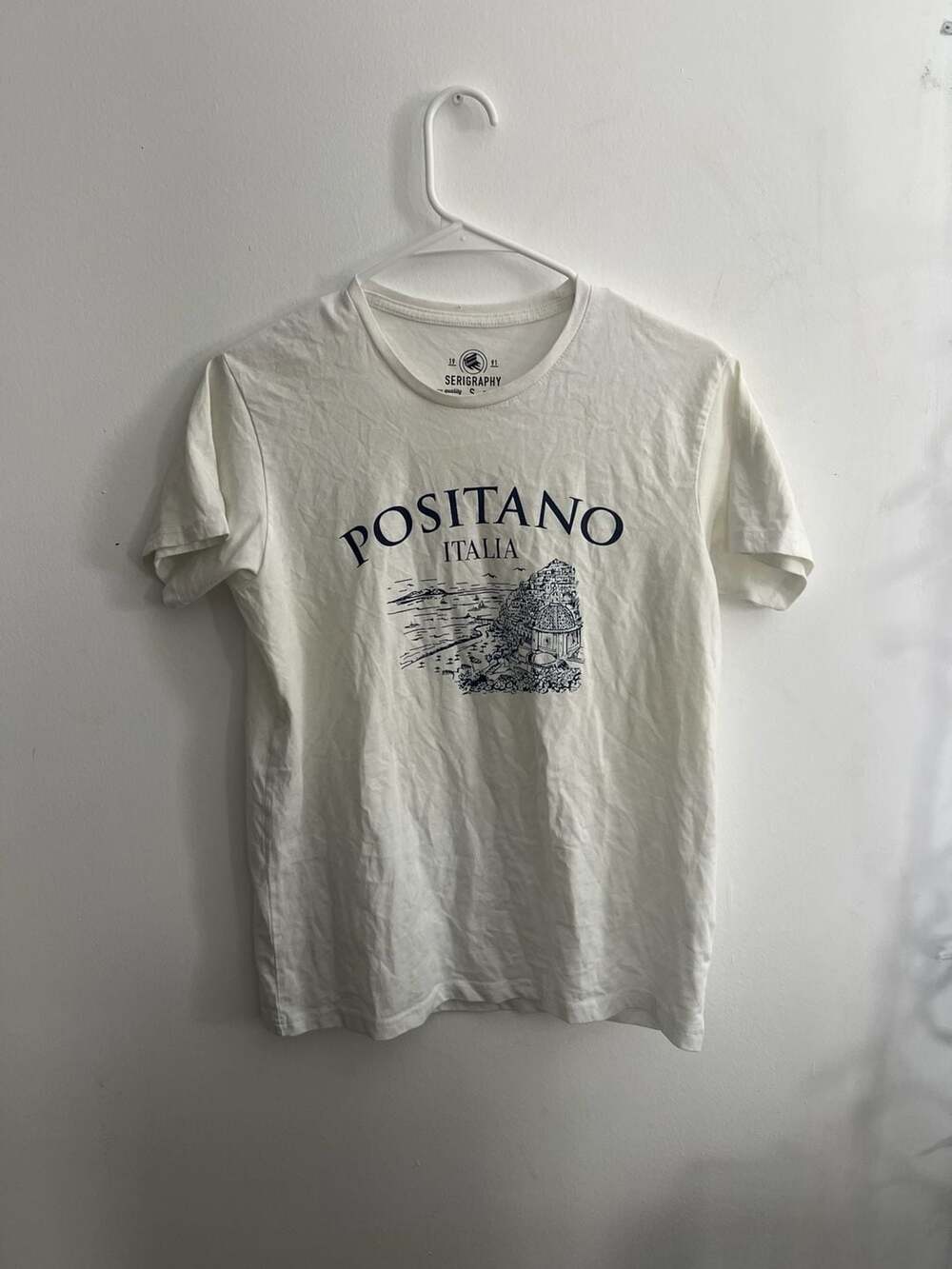 Serigraphy Positano Italia Vintage Graphic T-Shirt